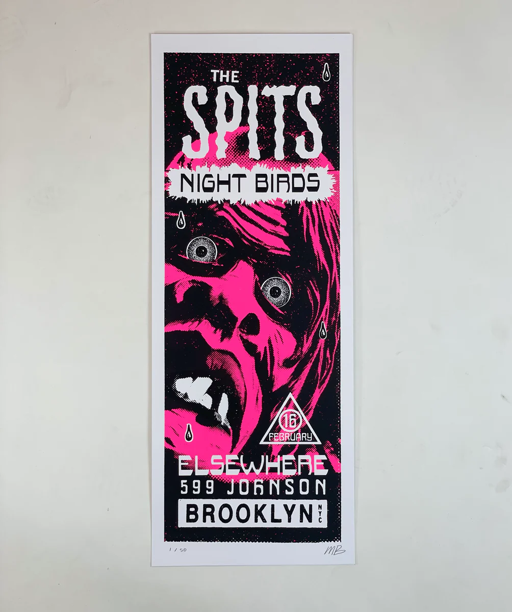 The Spits 2026 live concert poster